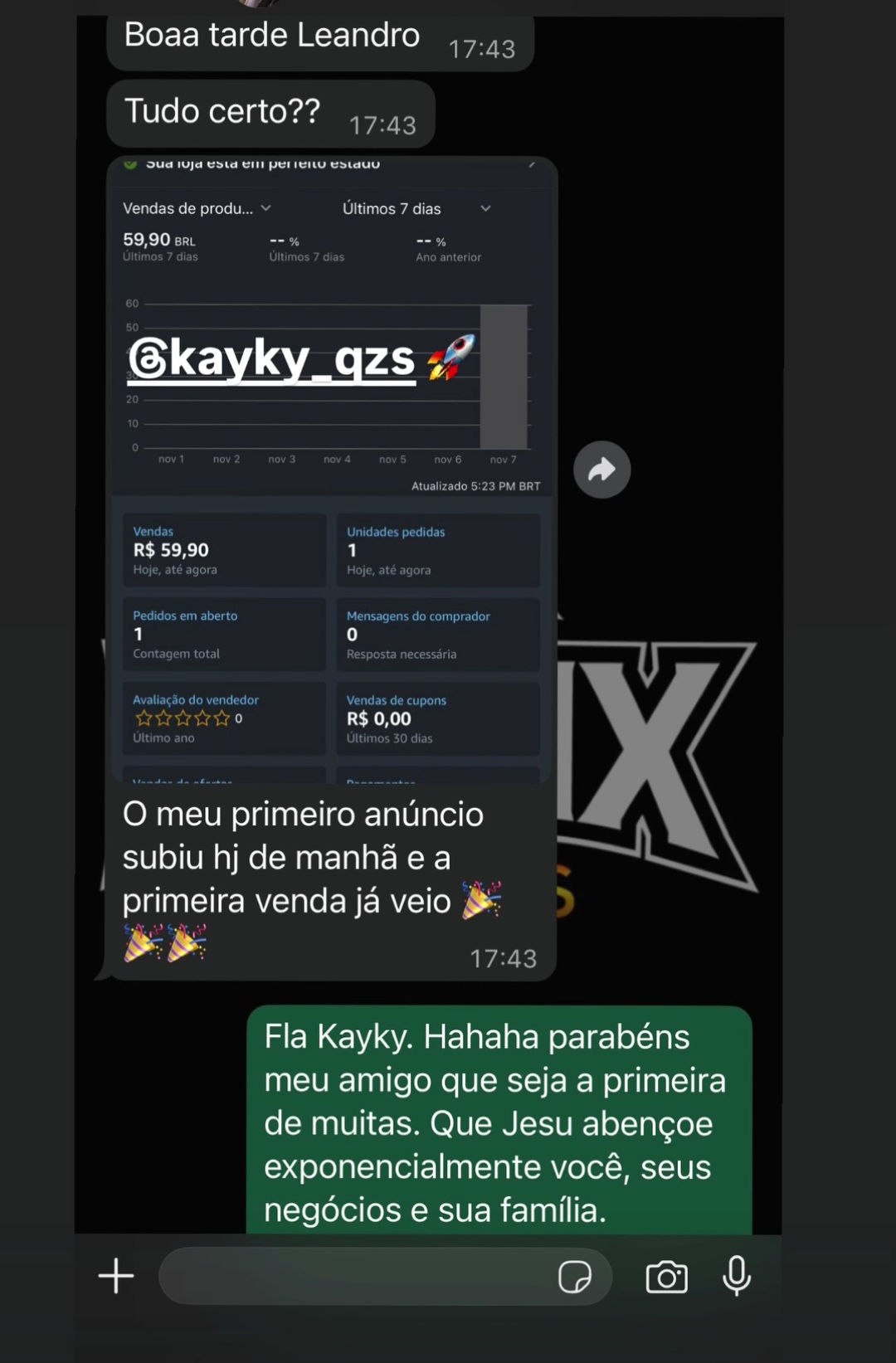 Resultado de aluno 1